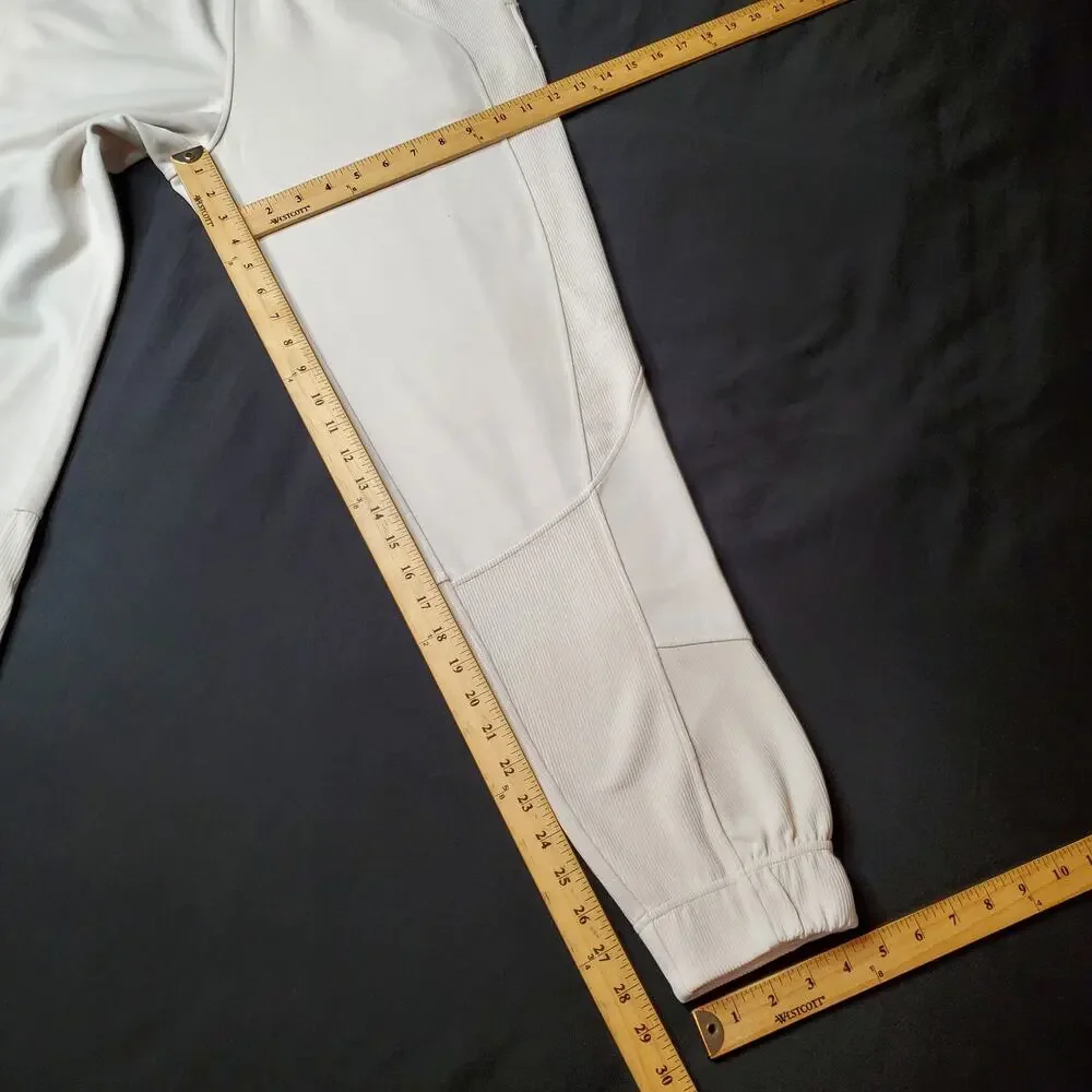 Lululemon Women's Size 6 Brushed Softstreme Ribbed High-Rise Jogger White Opal